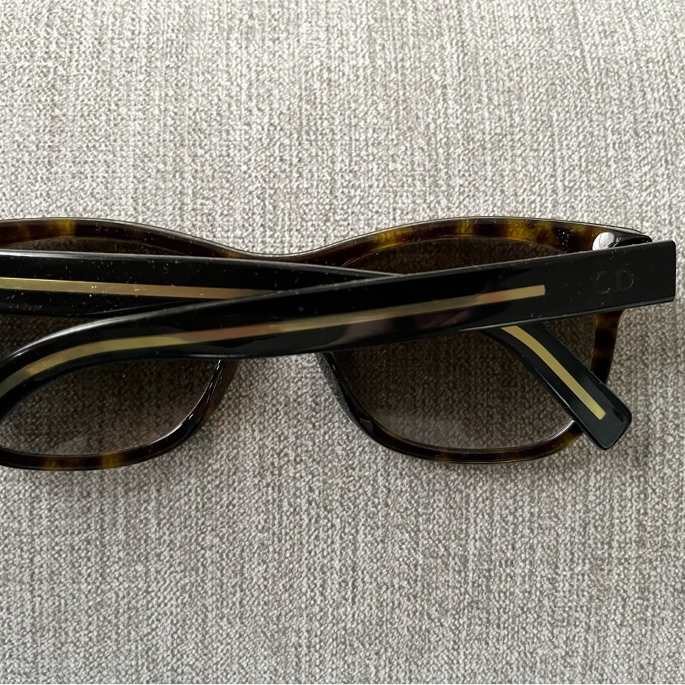 Christian Dior Mens Sunglasses.  Black tie model 196S L1LHA in Tortoise shell - Picture 8 of 9